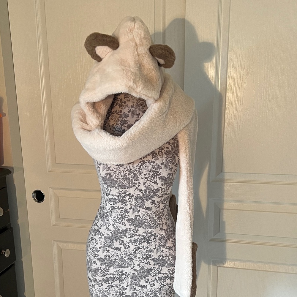Cozy Animal Hooded Scarf